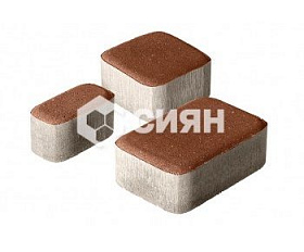 Тротуарная плитка Сиян Классико П17-6 60 мм Терракотовый