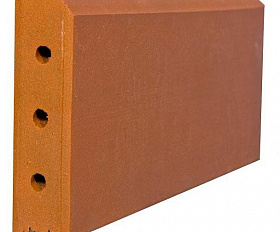 Бордюрный камень ZG-Clinker 305*37*130 Красный