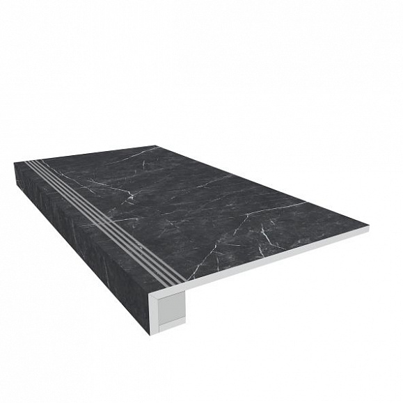 Комплект Керамогранитная ступень Estima VS03 33x120 см с бортиком + Подступенок 14,5х120 см фото 1