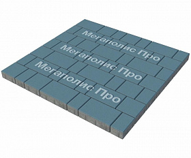 Тротуарная плитка Выбор Старый город А.1.Фсм.4 40 мм. Синий