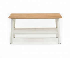 Кофейный стол из алюминия CONCORDE белый Joygarden