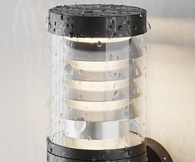 Настенный светильник (бра) Spir Maytoni O439WL-L12GF3K цвет Графит