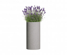 Кашпо Concretika Tube M D30H60 Cool grey
