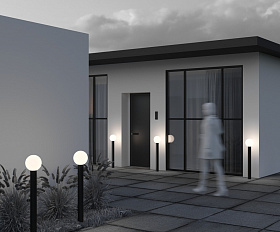 Ландшафтный светильник Bold Maytoni O598FL-01B цвет Черный