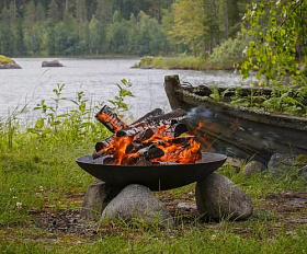 Костровая чаша чугунная Concretika Premium A60, толщина 6 мм