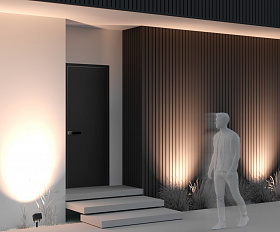 Ландшафтный светильник Ares Maytoni O309FL-L18B3K цвет Черный