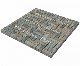 Тротуарная плитка Выбор Паркет Б.4.П.6 Листопад Клен