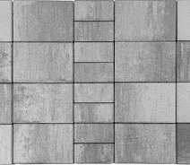 Тротуарная плитка Braer Мозаика 60 мм Туман