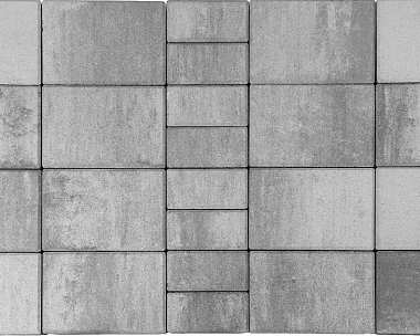 Тротуарная плитка Braer Мозаика 60 мм Туман