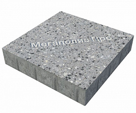 Тротуарная плитка Фабрика Готика Квадрат 400х400х100 мм Галенит FINO