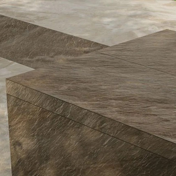 Керамогранит Italon Манетик X2 Петрол Дарк Структурированный 60x60 см фото 2