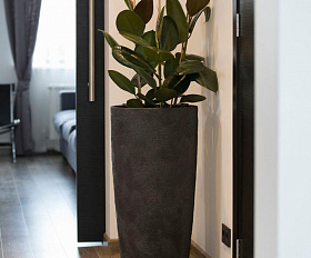 Кашпо Concretika Topper D40 H40 Black Max