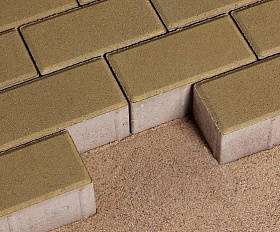 Брусчатка 342 механический завод Прямоугольник 200х100х60 мм Оливковый