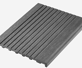 Ступень Экодэк Брайт 3D 4000 или 3000x320x23 мм, цвет Серый