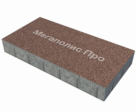 Тротуарная плита Фабрика Готика 600x300x80 мм Сильвер 7