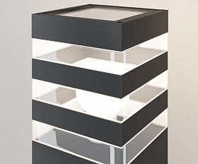 Ландшафтный светильник Unter den Linden Maytoni O578FL-01B цвет Черный