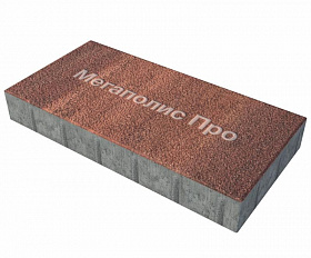 Тротуарная плитка Выбор Прямоугольник Б.5.П.8 600х300х80 мм Листопад Гранит Барселона