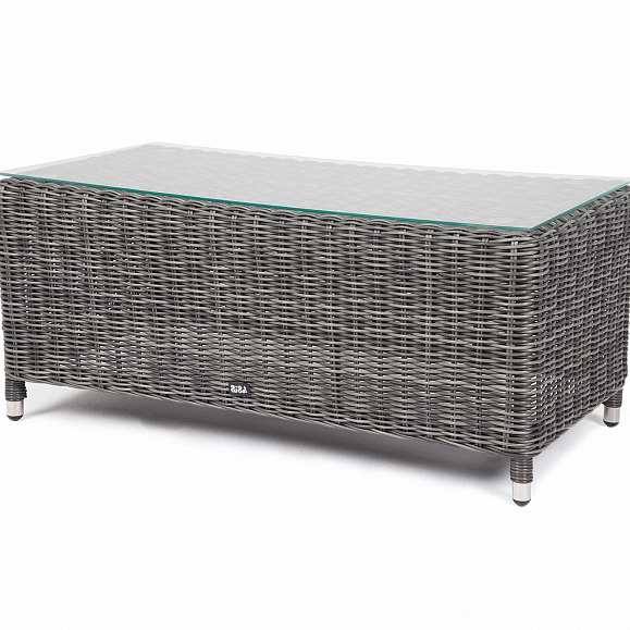 Кон Панна столик журнальный из искусственного ротанга, цвет графит фото 1