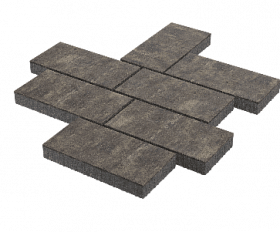 Тротуарная плитка Stellard Патио 80 мм Гавана