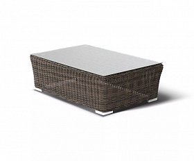 Лаунж-зона Капучино Дабл 4SIS из искусственного ротанга, цвет коричневый