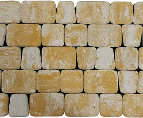 Тротуарная плитка Лидер 40 Классика-3 Color Mix 60 мм Янтарь