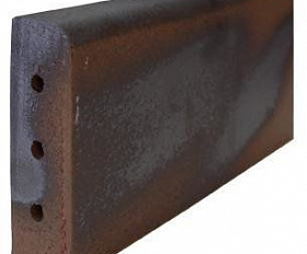 Бордюрный камень ZG-Clinker 305*37*130 Сине-коричневый