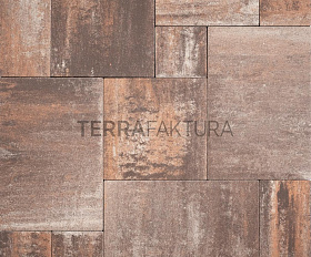Тротуарная плитка Terrafaktura Ларго  60 мм Жженая глина