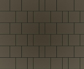 Тротуарная плитка Фабрика Готика Новый Город 240х160х60, 160х160х60, 80х160х60 мм. PROFI Супер-черный на сером цементе ч/п