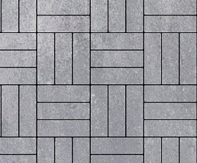 Тротуарная плитка Artstein Паркет 60 мм Color Mix Монохром