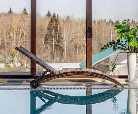 Шезлонг Agata Royal Family из искусственного ротанга, цвет коричневый