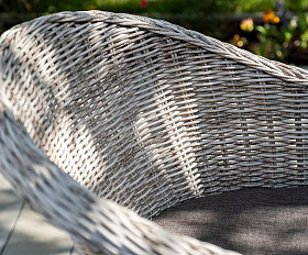 Обеденная группа Фредо 4SIS из искусственного ротанга, цвет бежевый