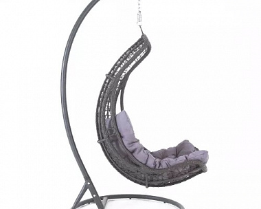 Подвесное кресло Виши 4SIS из искусственного ротанга, цвет коричневый