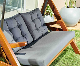 Качели Paris Royal Family с серыми подушками