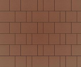 Тротуарная плитка Фабрика Готика Новый Город 40 мм PROFI Красный на белом цементе п/п