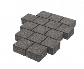 Тротуарная плитка Stellard Квадрат 150x150x80 мм Серый