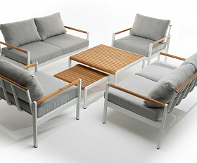 Диванная группа MAYA L белая Joygarden