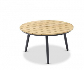 Кофейный комплект Marine Brafritid антрацит/натуральный, алюминий/тик