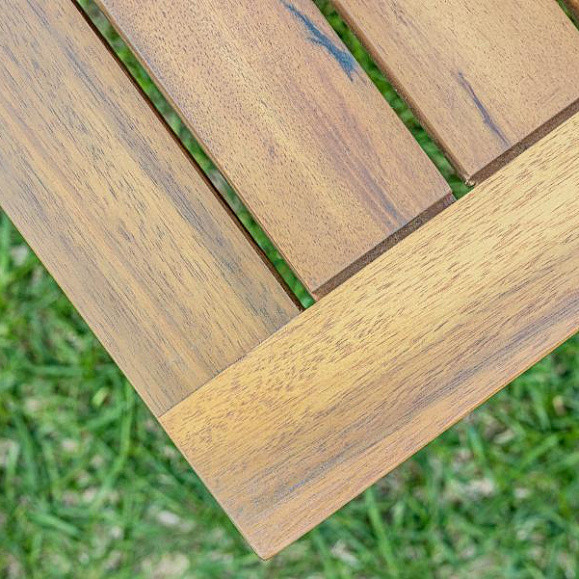 Лаунж-зона Brooklyn Royal Family из дерева с угловым диваном, цвет серый фото 9