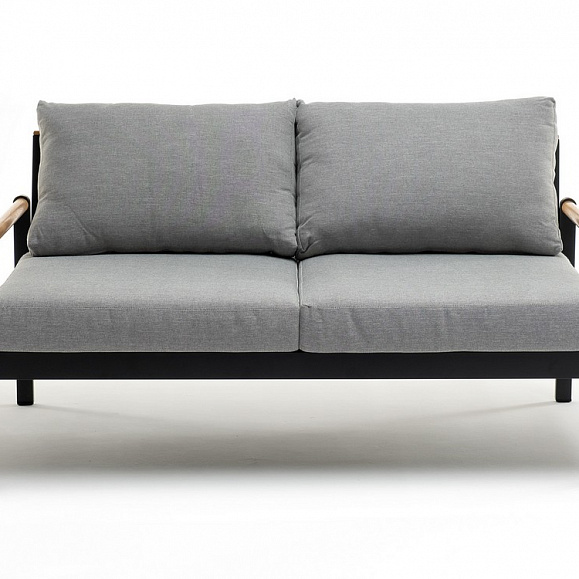 Диван из алюминия MAYA 2-х местный темный графит Joygarden фото 2