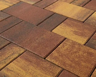 Тротуарная плитка Braer Старый Город Ландхаус 60 мм Colormix Мальва