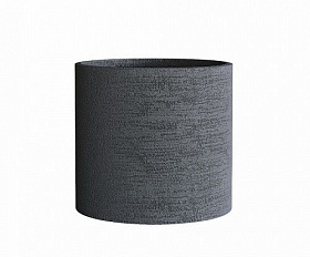 Кашпо Concretika Cylinder D40 H40 Erosia Gray