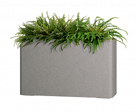 Кашпо Concretika Flora 90x35xH55 Cool grey