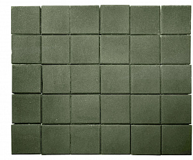 Тротуарная плитка Лидер 40 Квадрат 200х200х60 мм Зеленый