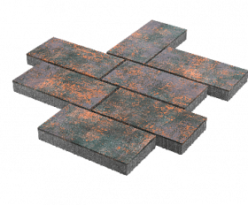 Тротуарная плитка Stellard Патио 80 мм Браун