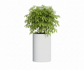 Кашпо Concretika Тюб Макси D40H60 Снежный