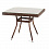 Плетеный стол Айриш 4SIS из искусственного ротанга, цвет коричневый