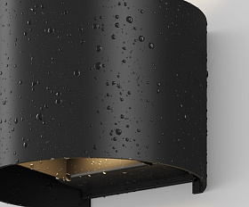 Архитектурная подсветка Fulton 3000К 6Вт IP 54 Maytoni O573WL-L6B цвет Черный