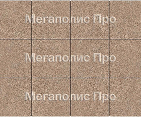 Тротуарная плитка Фабрика Готика Квадрат 300х300х60 мм Голд 15
