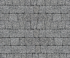 Тротуарная плитка Выбор Антик Стоунмикс Б.3.А.6 60мм Белый с черным