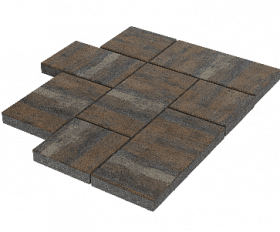 Тротуарная плитка Stellard Мозаика XL 60 мм Каньон